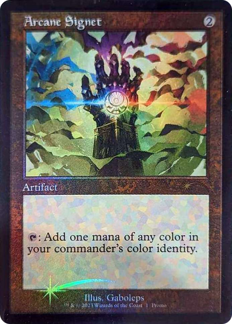 Arcane Signet (P30M-01P) - 30th Anniversary Misc Promos Foil - Premium MTG Single from Wizards of the Coast - Just $1.25! Shop now at Game Crave Tournament Store