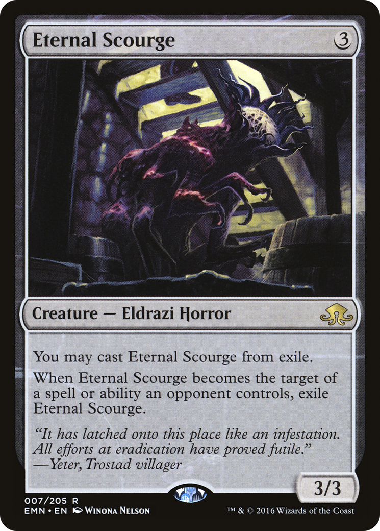 Eternal Scourge (EMN-007) - Eldritch Moon Foil - Premium MTG Single from Wizards of the Coast - Just $2.32! Shop now at Game Crave Tournament Store