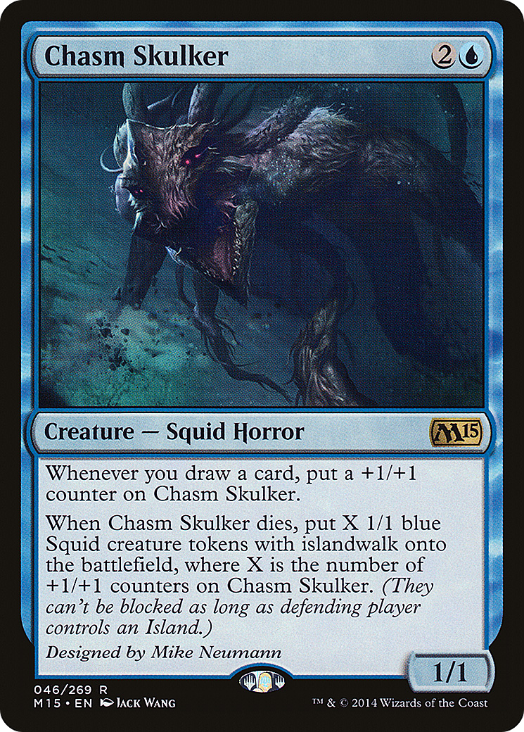 Chasm Skulker (M15-046) - Magic 2015 - Premium MTG Single from Wizards of the Coast - Just $0.17! Shop now at Game Crave Tournament Store