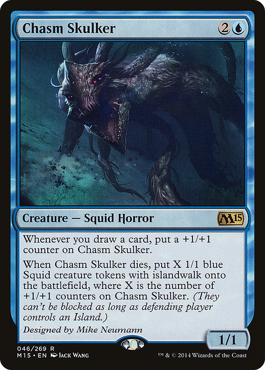 Chasm Skulker (M15-046) - Magic 2015 - Premium MTG Single from Wizards of the Coast - Just $0.17! Shop now at Game Crave Tournament Store