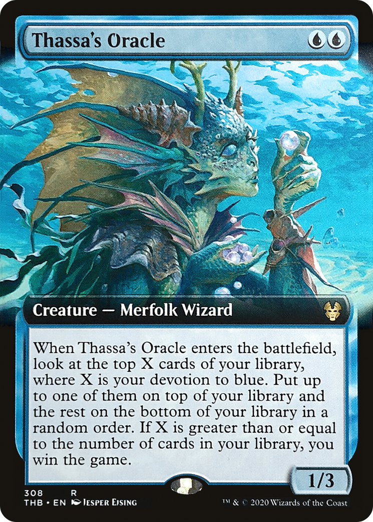 Thassa's Oracle (THB-308) - Theros Beyond Death: (Extended Art) - Premium MTG Single from Wizards of the Coast - Just $20.73! Shop now at Game Crave Tournament Store