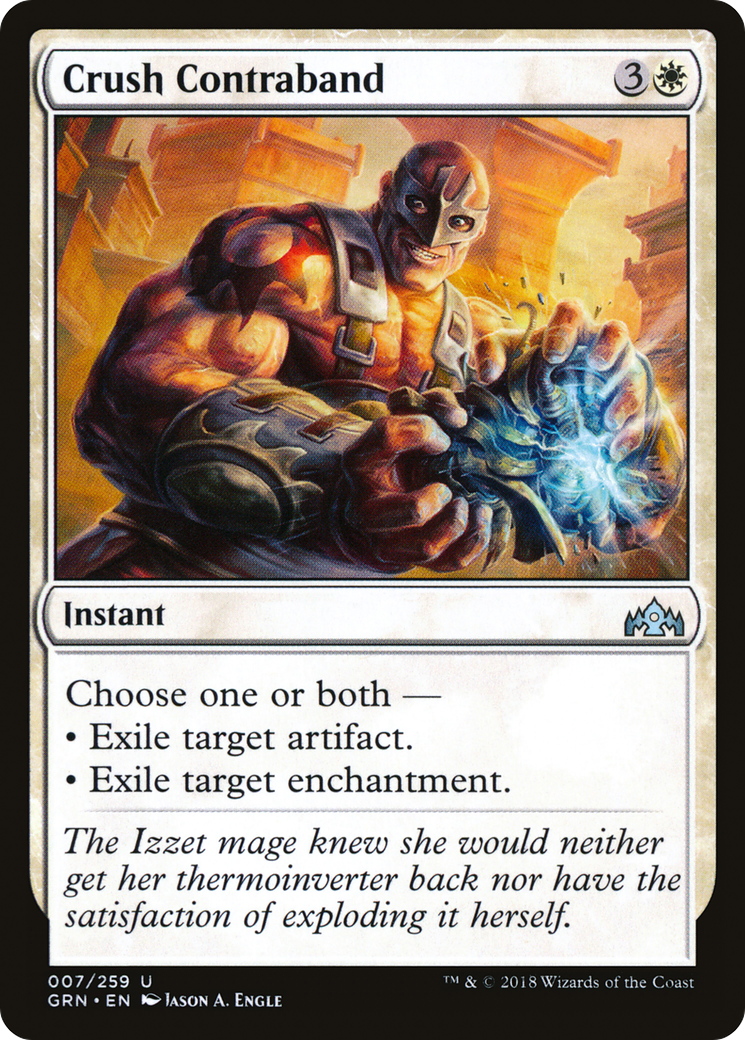 Crush Contraband (GRN-007) - Guilds of Ravnica - Premium MTG Single from Wizards of the Coast - Just $0.08! Shop now at Game Crave Tournament Store
