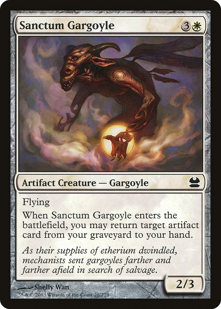 Sanctum Gargoyle (MMA-028) - Modern Masters Foil - Premium MTG Single from Wizards of the Coast - Just $0.08! Shop now at Game Crave Tournament Store