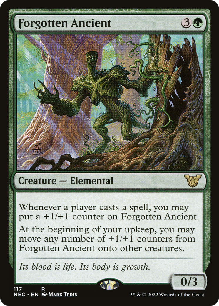 Forgotten Ancient (NEC-117) - Neon Dynasty Commander - Premium MTG Single from Wizards of the Coast - Just $0.51! Shop now at Game Crave Tournament Store
