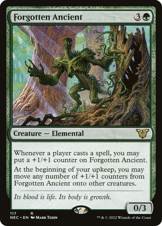 Forgotten Ancient (NEC-117) - Neon Dynasty Commander - Premium MTG Single from Wizards of the Coast - Just $0.51! Shop now at Game Crave Tournament Store