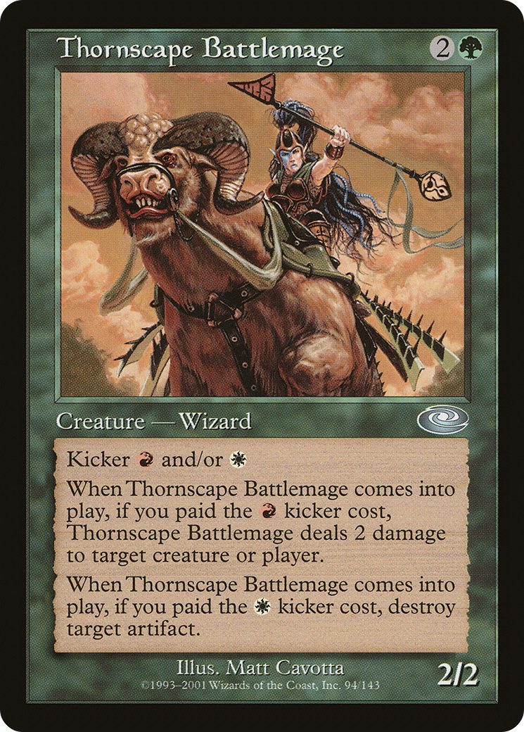 Thornscape Battlemage (PLS-094) - Planeshift - Premium MTG Single from Wizards of the Coast - Just $0.08! Shop now at Game Crave Tournament Store
