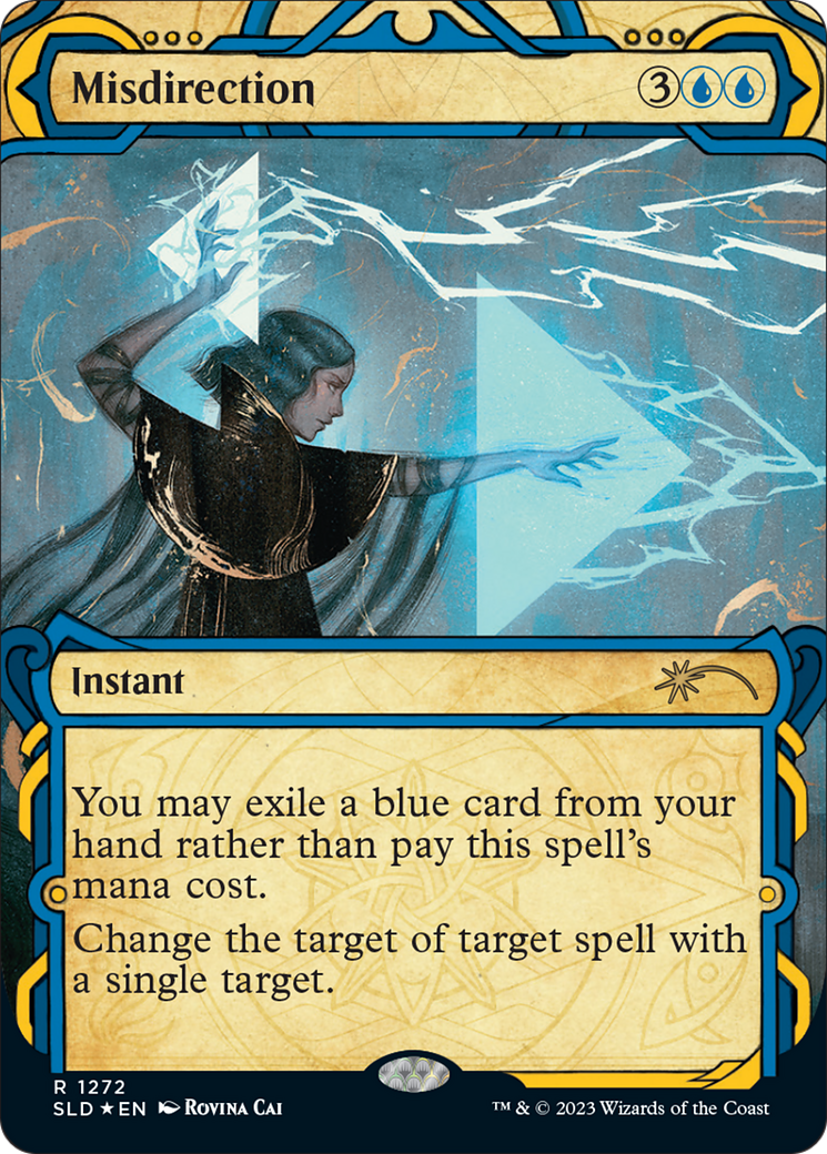 Misdirection (SLD-1272) - Secret Lair Drop: (Showcase) Foil - Premium MTG Single from Wizards of the Coast - Just $5.98! Shop now at Game Crave Tournament Store