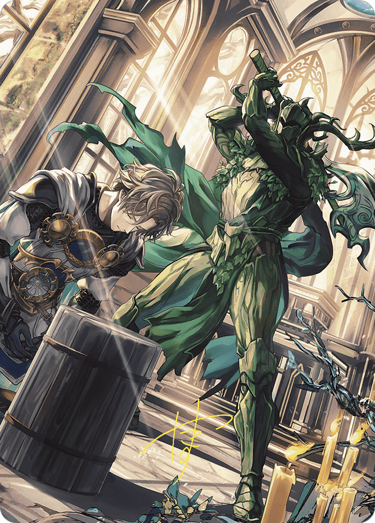 Karmic Justice // Karmic Justice (AWOE-077) - Wilds of Eldraine Art Series (Borderless) Foil - Premium MTG Single from Wizards of the Coast - Just $0! Shop now at Game Crave Tournament Store