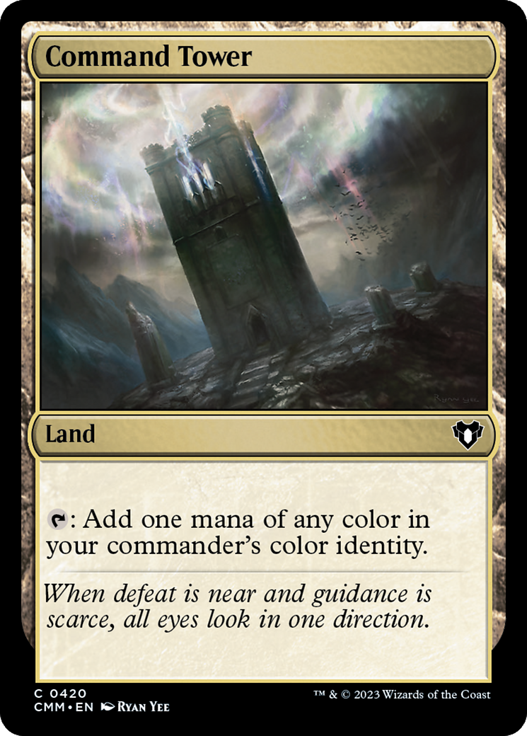 Command Tower (CMM-420) - Commander Masters Foil - Premium MTG Single from Wizards of the Coast - Just $0.35! Shop now at Game Crave Tournament Store
