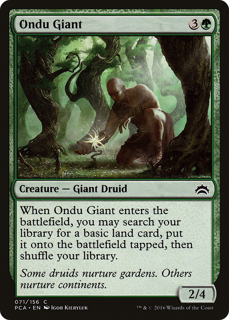 Ondu Giant (PCA-071) - Planechase Anthology - Premium MTG Single from Wizards of the Coast - Just $0.08! Shop now at Game Crave Tournament Store