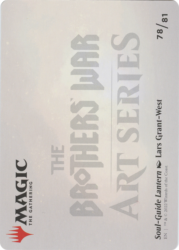 Soul-Guide Lantern // Soul-Guide Lantern (ABRO-078) - The Brothers' War Art Series (Borderless) - Premium MTG Single from Wizards of the Coast - Just $0! Shop now at Game Crave Tournament Store