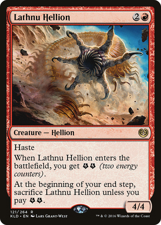 Lathnu Hellion (KLD-121) - Kaladesh - Premium MTG Single from Wizards of the Coast - Just $0.30! Shop now at Game Crave Tournament Store