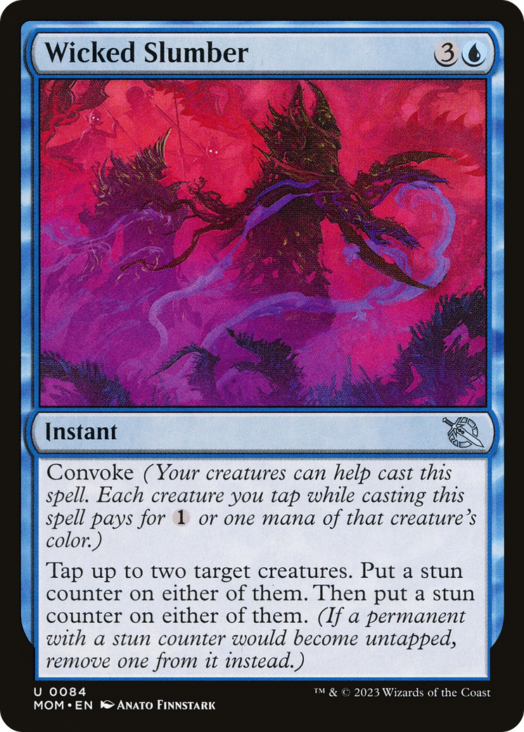 Wicked Slumber (MOM-084) - March of the Machine - Premium MTG Single from Wizards of the Coast - Just $0.08! Shop now at Game Crave Tournament Store