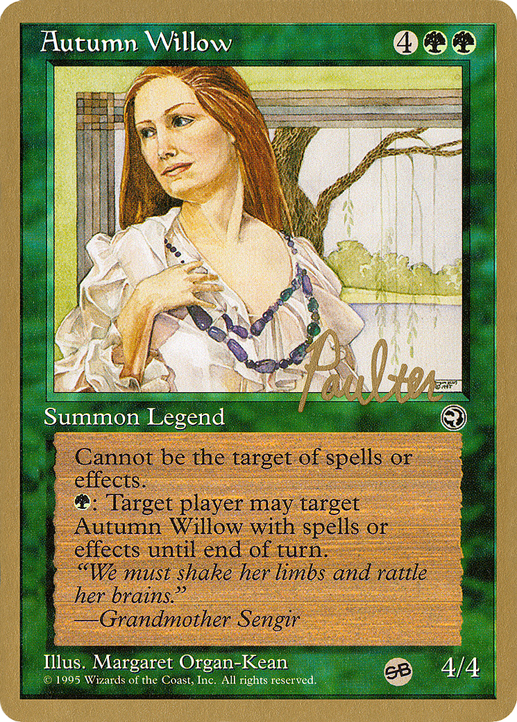Autumn Willow (PTC-PP83SB) - Pro Tour Collector Set - Premium MTG Single from Wizards of the Coast - Just $0! Shop now at Game Crave Tournament Store