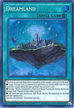 Dreamland (CT14-EN006) - 2017 Mega-Tins Limited - Premium Yugioh Single from Konami - Just $0.25! Shop now at Game Crave Tournament Store