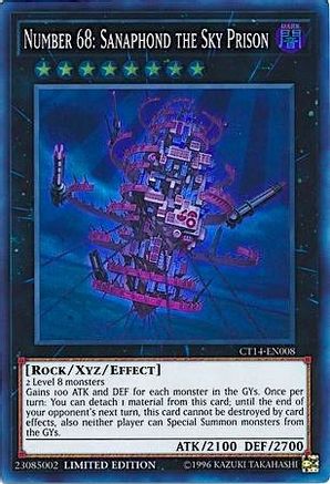 Number 68: Sanaphond the Sky Prison (CT14-EN008) - 2017 Mega-Tins Limited - Premium Yugioh Single from Konami - Just $0.25! Shop now at Game Crave Tournament Store