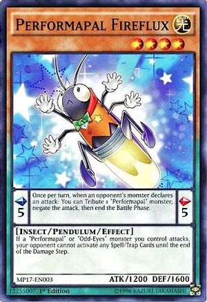 Performapal Fireflux (MP17-EN003) - 2017 Mega-Tins Mega Pack 1st Edition - Premium Yugioh Single from Konami - Just $0.25! Shop now at Game Crave Tournament Store