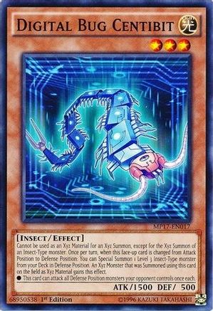 Digital Bug Centibit (MP17-EN017) - 2017 Mega-Tins Mega Pack 1st Edition - Premium Yugioh Single from Konami - Just $0.25! Shop now at Game Crave Tournament Store