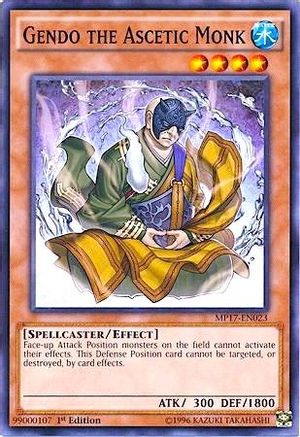 Gendo the Ascetic Monk (MP17-EN023) - 2017 Mega-Tins Mega Pack 1st Edition - Premium Yugioh Single from Konami - Just $0.25! Shop now at Game Crave Tournament Store