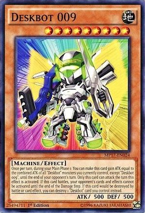 Deskbot 009 (MP17-EN024) - 2017 Mega-Tins Mega Pack 1st Edition - Premium Yugioh Single from Konami - Just $0.42! Shop now at Game Crave Tournament Store