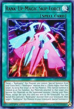 Rank-Up-Magic Skip Force (MP17-EN029) - 2017 Mega-Tins Mega Pack 1st Edition - Premium Yugioh Single from Konami - Just $1.46! Shop now at Game Crave Tournament Store