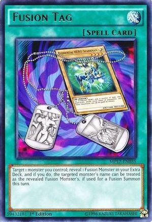 Fusion Tag (MP17-EN035) - 2017 Mega-Tins Mega Pack 1st Edition - Premium Yugioh Single from Konami - Just $0.25! Shop now at Game Crave Tournament Store