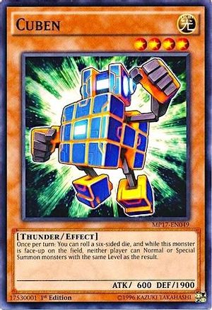 Cuben (MP17-EN049) - 2017 Mega-Tins Mega Pack 1st Edition - Premium Yugioh Single from Konami - Just $0.25! Shop now at Game Crave Tournament Store