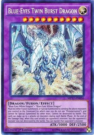 Blue-Eyes Twin Burst Dragon (MP17-EN056) - 2017 Mega-Tins Mega Pack 1st Edition - Premium Yugioh Single from Konami - Just $3.52! Shop now at Game Crave Tournament Store