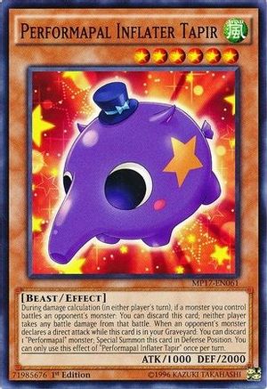 Performapal Inflater Tapir (MP17-EN061) - 2017 Mega-Tins Mega Pack 1st Edition - Premium Yugioh Single from Konami - Just $0.25! Shop now at Game Crave Tournament Store