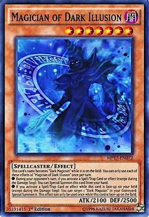 Magician of Dark Illusion (MP17-EN072) - 2017 Mega-Tins Mega Pack 1st Edition - Premium Yugioh Single from Konami - Just $0.56! Shop now at Game Crave Tournament Store