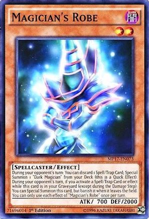 Magician's Robe (MP17-EN073) - 2017 Mega-Tins Mega Pack 1st Edition - Premium Yugioh Single from Konami - Just $0.25! Shop now at Game Crave Tournament Store