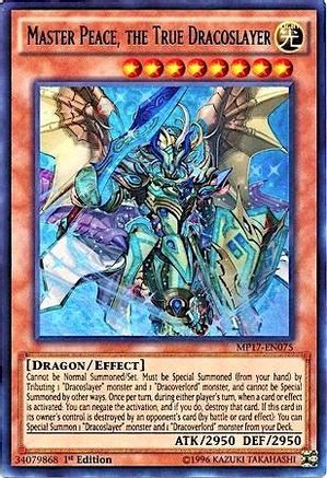 Master Peace, the True Dracoslayer (MP17-EN075) - 2017 Mega-Tins Mega Pack 1st Edition - Premium Yugioh Single from Konami - Just $0.26! Shop now at Game Crave Tournament Store