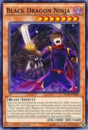 Black Dragon Ninja (MP17-EN086) - 2017 Mega-Tins Mega Pack 1st Edition - Premium Yugioh Single from Konami - Just $0.25! Shop now at Game Crave Tournament Store