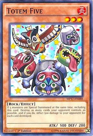 Totem Five (MP17-EN088) - 2017 Mega-Tins Mega Pack 1st Edition - Premium Yugioh Single from Konami - Just $0.08! Shop now at Game Crave Tournament Store