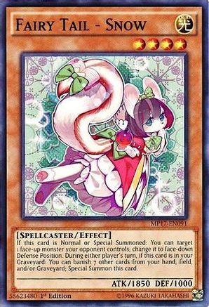 Fairy Tail - Snow (MP17-EN091) - 2017 Mega-Tins Mega Pack 1st Edition - Premium Yugioh Single from Konami - Just $0.41! Shop now at Game Crave Tournament Store