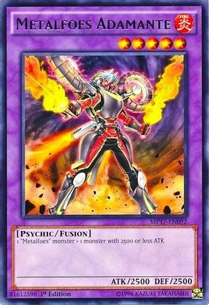 Metalfoes Adamante (MP17-EN092) - 2017 Mega-Tins Mega Pack 1st Edition - Premium Yugioh Single from Konami - Just $0.25! Shop now at Game Crave Tournament Store