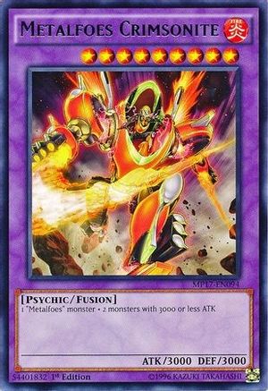 Metalfoes Crimsonite (MP17-EN094) - 2017 Mega-Tins Mega Pack 1st Edition - Premium Yugioh Single from Konami - Just $0.26! Shop now at Game Crave Tournament Store