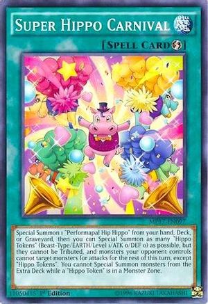 Super Hippo Carnival (MP17-EN097) - 2017 Mega-Tins Mega Pack 1st Edition - Premium Yugioh Single from Konami - Just $0.26! Shop now at Game Crave Tournament Store