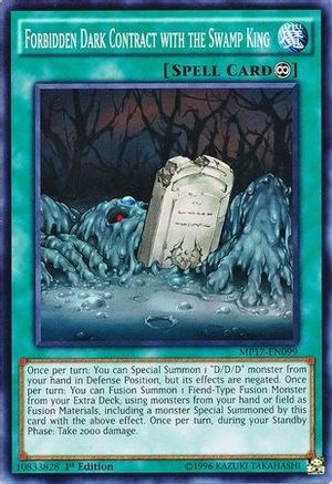 Forbidden Dark Contract with the Swamp King (MP17-EN099) - 2017 Mega-Tins Mega Pack 1st Edition - Premium Yugioh Single from Konami - Just $0.08! Shop now at Game Crave Tournament Store