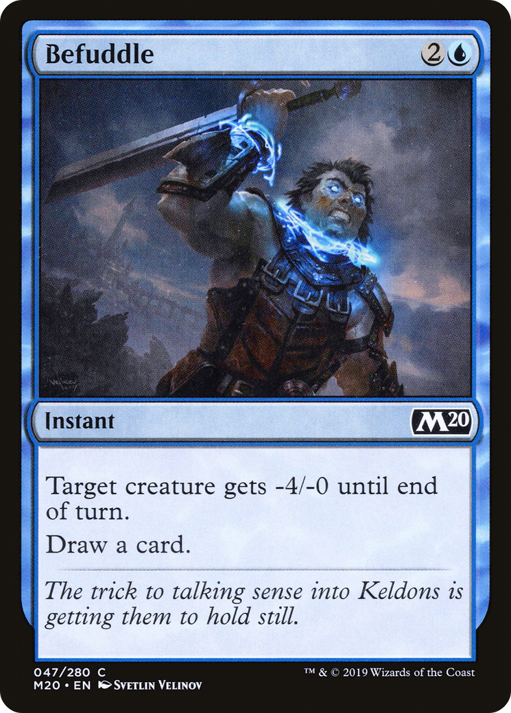 Befuddle (M20-047) - Core Set 2020 - Premium MTG Single from Wizards of the Coast - Just $0.08! Shop now at Game Crave Tournament Store