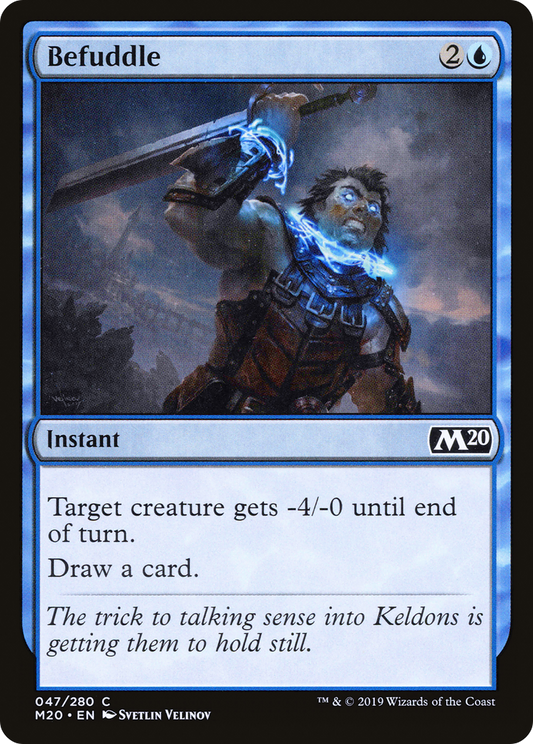 Befuddle (M20-047) - Core Set 2020 - Premium MTG Single from Wizards of the Coast - Just $0.08! Shop now at Game Crave Tournament Store