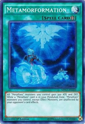 Metamorformation (MP17-EN103) - 2017 Mega-Tins Mega Pack 1st Edition - Premium Yugioh Single from Konami - Just $0.08! Shop now at Game Crave Tournament Store