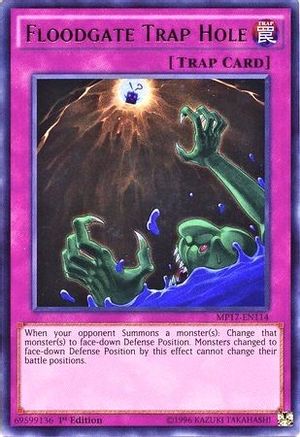 Floodgate Trap Hole (MP17-EN114) - 2017 Mega-Tins Mega Pack 1st Edition - Premium Yugioh Single from Konami - Just $0.50! Shop now at Game Crave Tournament Store