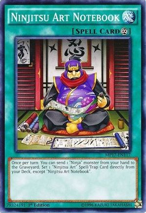 Ninjitsu Art Notebook (MP17-EN117) - 2017 Mega-Tins Mega Pack 1st Edition - Premium Yugioh Single from Konami - Just $0.25! Shop now at Game Crave Tournament Store