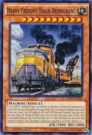 Heavy Freight Train Derricrane (MP17-EN118) - 2017 Mega-Tins Mega Pack 1st Edition - Premium Yugioh Single from Konami - Just $0.54! Shop now at Game Crave Tournament Store