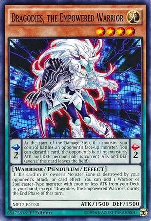 Dragodies, the Empowered Warrior (MP17-EN120) - 2017 Mega-Tins Mega Pack 1st Edition - Premium Yugioh Single from Konami - Just $0.26! Shop now at Game Crave Tournament Store