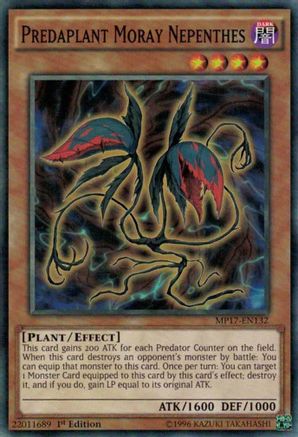 Predaplant Moray Nepenthes (MP17-EN132) - 2017 Mega-Tins Mega Pack 1st Edition - Premium Yugioh Single from Konami - Just $0.08! Shop now at Game Crave Tournament Store
