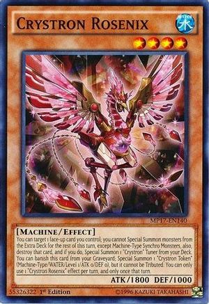 Crystron Rosenix (MP17-EN140) - 2017 Mega-Tins Mega Pack 1st Edition - Premium Yugioh Single from Konami - Just $0.45! Shop now at Game Crave Tournament Store