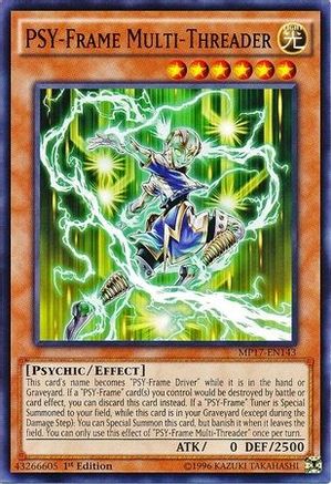 PSY-Frame Multi-Threader (MP17-EN143) - 2017 Mega-Tins Mega Pack 1st Edition - Premium Yugioh Single from Konami - Just $0.25! Shop now at Game Crave Tournament Store