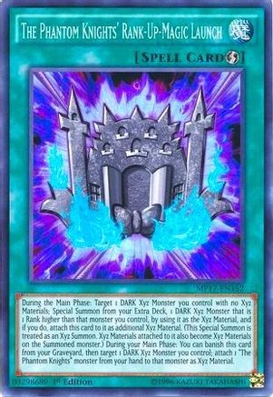 The Phantom Knights' Rank-Up-Magic Launch (MP17-EN152) - 2017 Mega-Tins Mega Pack 1st Edition - Premium Yugioh Single from Konami - Just $0.38! Shop now at Game Crave Tournament Store